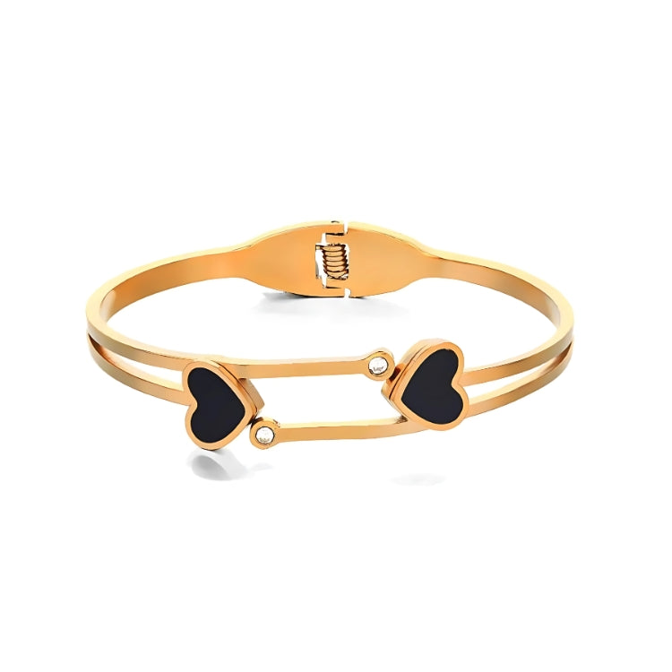 18Kt Double Cora Bangle Bracelet