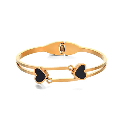 18Kt Double Cora Bangle Bracelet