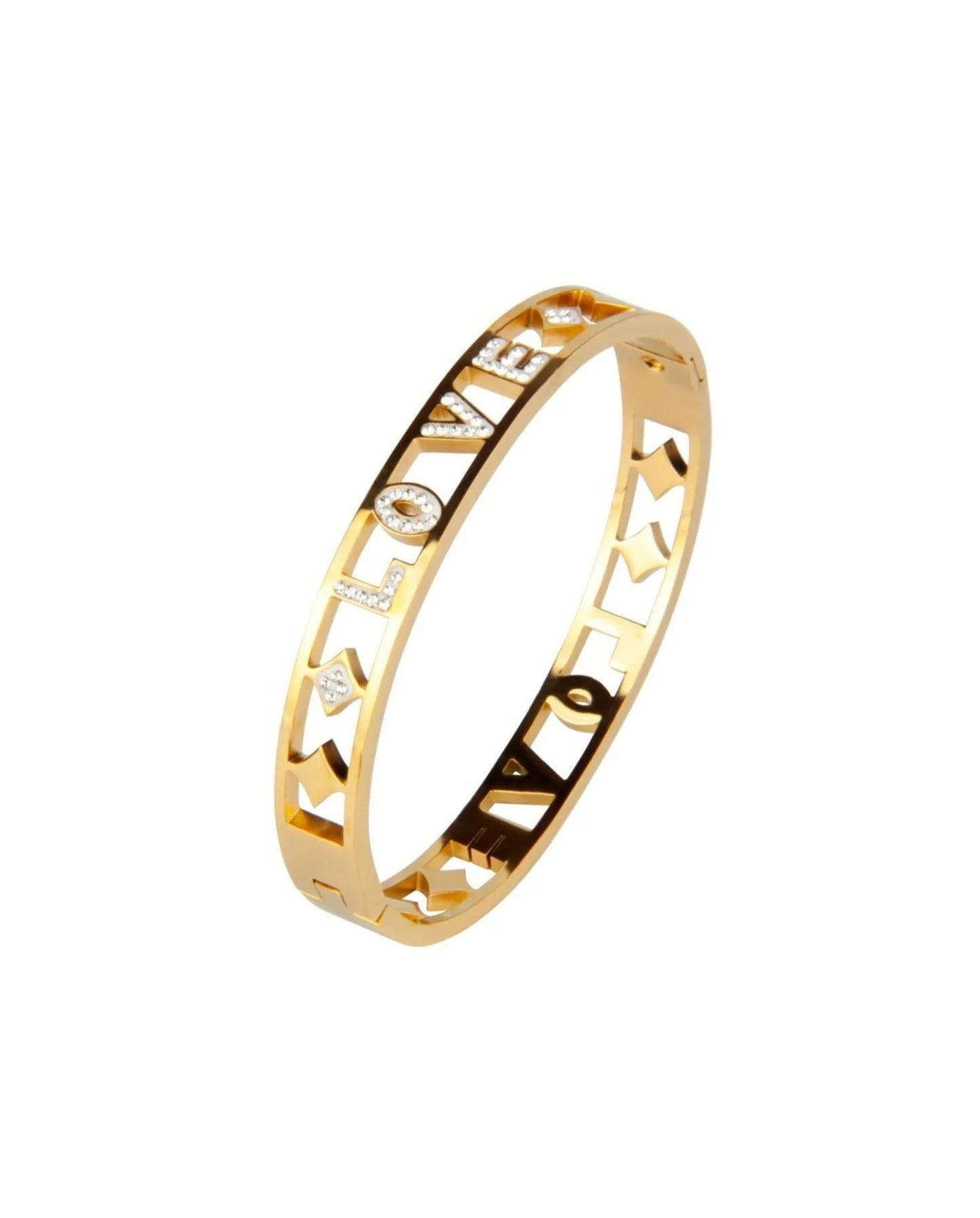 18Kt Love Bangle Bracelet