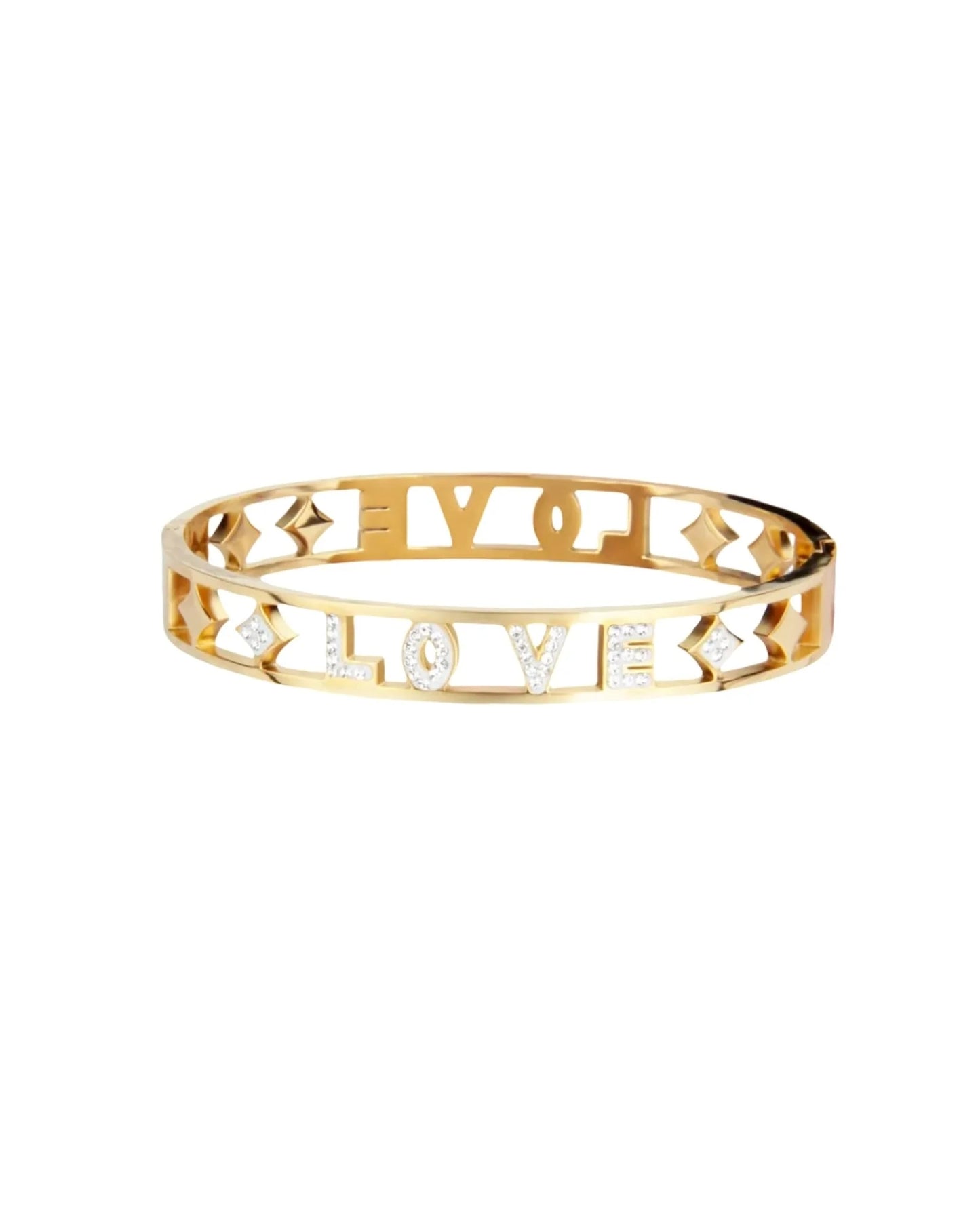 18Kt Love Bangle Bracelet