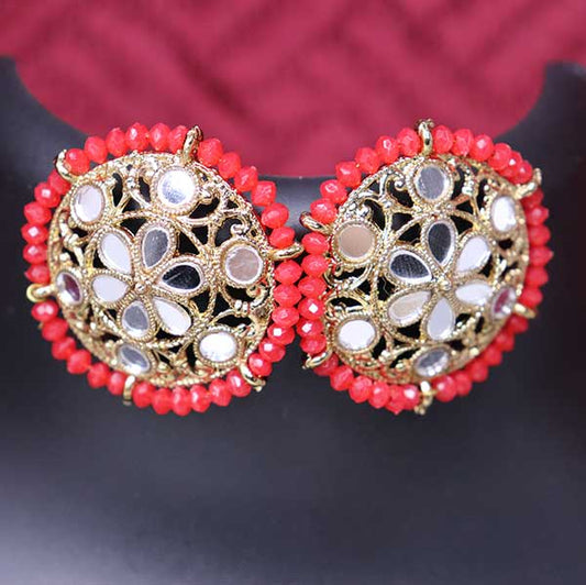 Sleek Red Studs